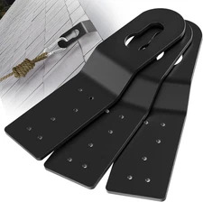 3 Pcs Roof Safety Anchor Hitch Clip, Black Roof Anchors, for Fall Protection Con
