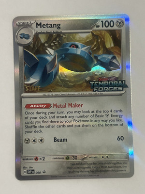 Pokmon Metang 090 [STAFF] Prerelease Scarlet And Violet Promo