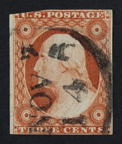 CKStamps: US Stamps Collection Scott#10A 3c Washington Used