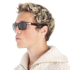 Salvatore Ferragamo Brown Rectangular 58 mm Men's Sunglasses SF960S 214 58