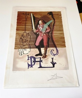Dali ''Columbus Discovers America'' Hand Signed #222/250 Original Lithograph MINT