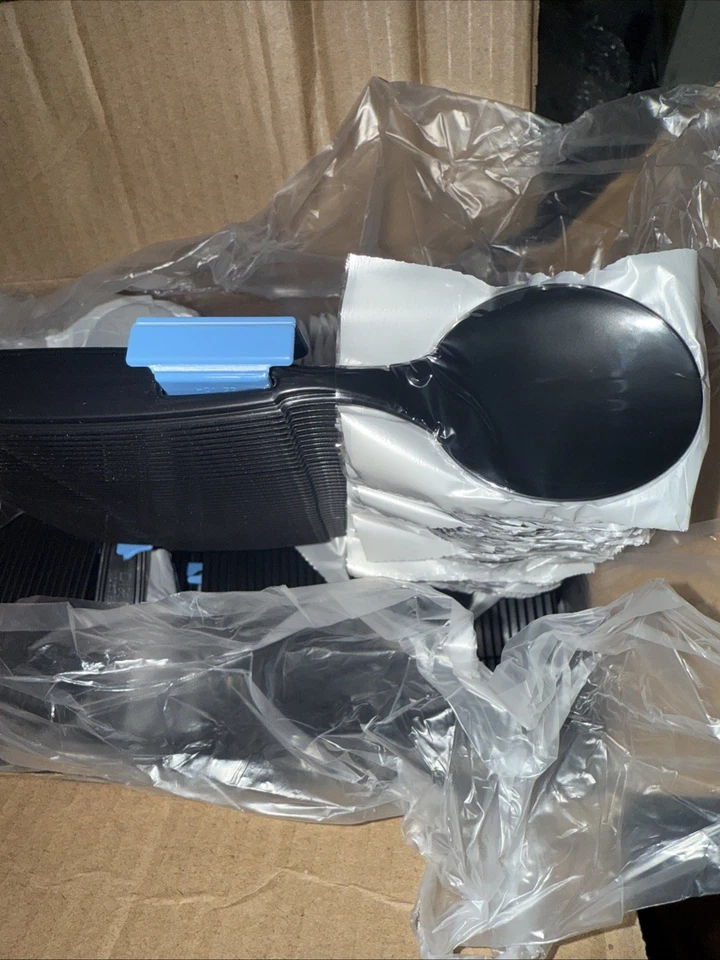 Cuchara sopera de recarga de cubiertos de peso pesado envuelta Dixie SmartStock negra 960/cartón Foto 2 de 2