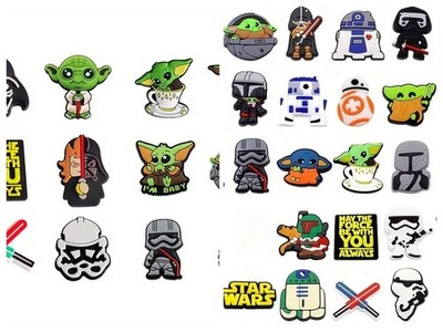  Star Wars Schuhcharms Pins Darth Vader, Yoda & Co  Wähle deinen Favoriten 