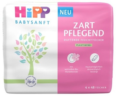 HiPP Babysanft Wet Wipes - 48 pcs - 4 Pack