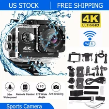 4K Action Camera Sport Video Underwater Waterproof Camera Wifi Remote For Go Pro