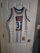 Authentic Magic Johnson Mitchell & Ness 1983 All Star Game Jersey Sz 52 XXL 