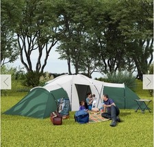 Vortigern 3-Room 9 berth Family Tent Tunnel Camping Tent Outdoor