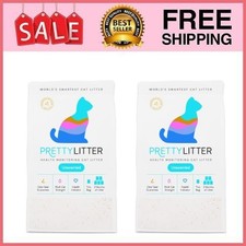 2 Bag PrettyLitter Cat Litter - 8 lb Health Monitoring Cat Litter