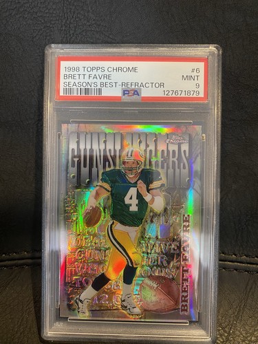 Brett Favre [Refractor] #6 1998 Topps Chrome Season's Best card