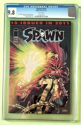 Spawn #210 CGC 9.8 Todd McFarlane Image Comics 2011
