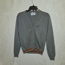 Kids Harry Potter Gryffindor Inspired Cardigan Sweater Grey Striped V-Neck