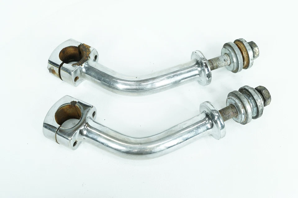 Harley Softail Heritage 1989 OEM manillar delantero elevadores abrazaderas elevadoras 56541-86A Foto 3 de 4