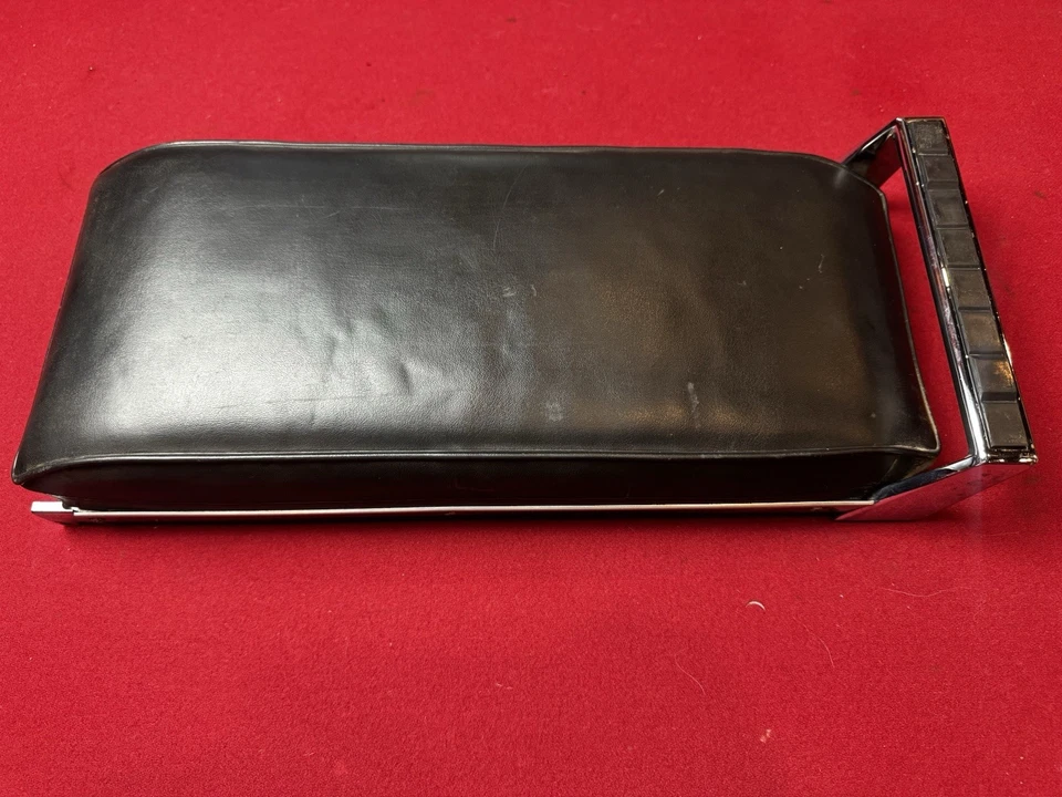 Dodge Charger 1966 1967 consola trasera placa superior reposabrazos Mopar moldura interior negro Foto 2 de 4