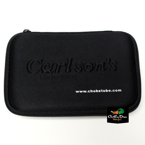 CARLSON'S BLACK MOLDED FOAM SHOTGUN CHOKE TUBE CARRYING STORAGE CASE 5