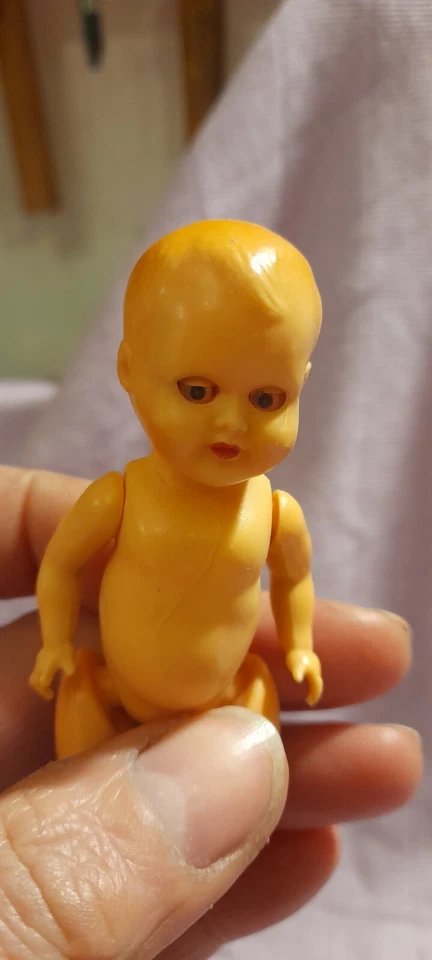 Lotto Bamboline vintage in Celluloide Anni '40 Giocattoli - Immagine 4 di 4