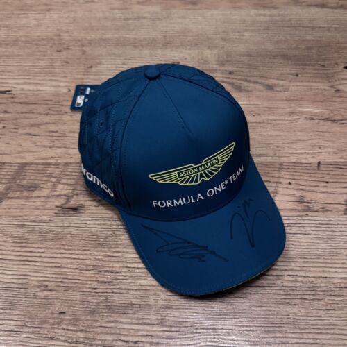 *SIGNED BNWT* 2024 Aston Martin Cap - Signed by Fernando Alonso & Lance Stroll