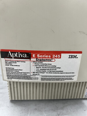 IBM Aptiva E Series 245 PC Retro gaming Computer no hard drive | eBay