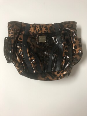 Miche Demi Lisa Shell Brown Black Shiny Leopard Print 