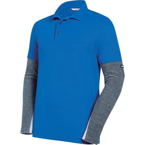 Uvex Nanoflex Modell 7438 Poloshirt, Anthrazit/Royalblau, 2XL Grösse