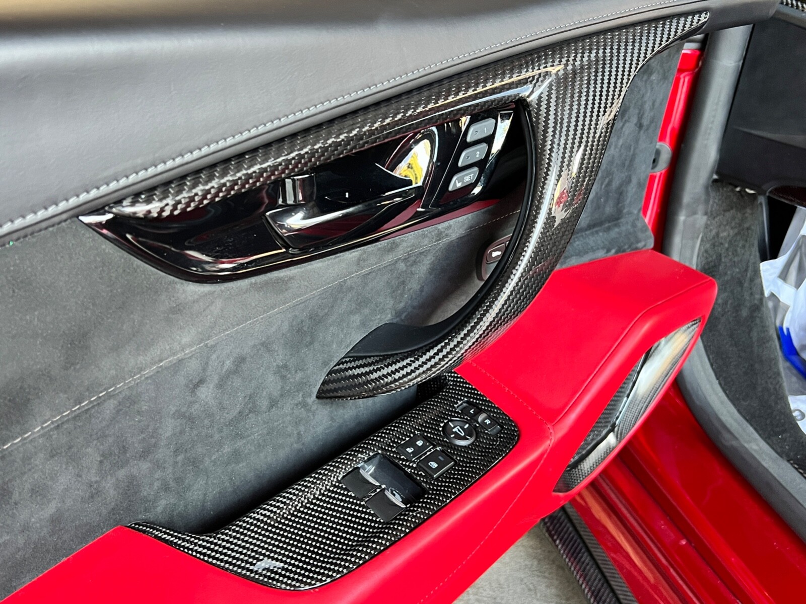 2017+ 2nd Gen 17-22 NC1 Acura NSX Bespoke Carbon Fiber Interior Door Handles