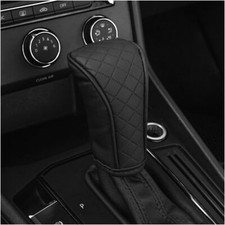 Car Gear Shift Knob Cover, Anti-Slip Breathable Automotive Manual Gear Handle Sh