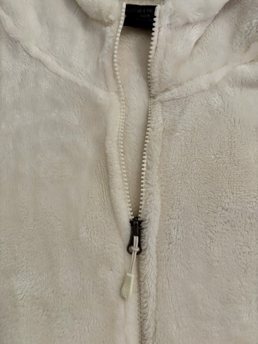 Warm & Cozy 32 Degrees Women's XXL Cream Super Soft Plush Full Zip Hooded Jacket - Picture 4 of 15