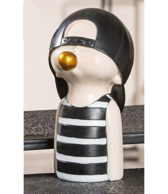 Gilde Skulptur Junge mit Kaugummi Bubblegum 25 cm 52711