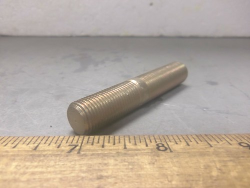 Double-End Threaded Steel Stud - 2 ¾" x ½” Threaded Diameter (NOS) - Picture 5 of 12