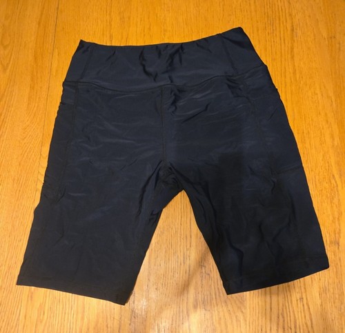 Womens large black biking shorts new