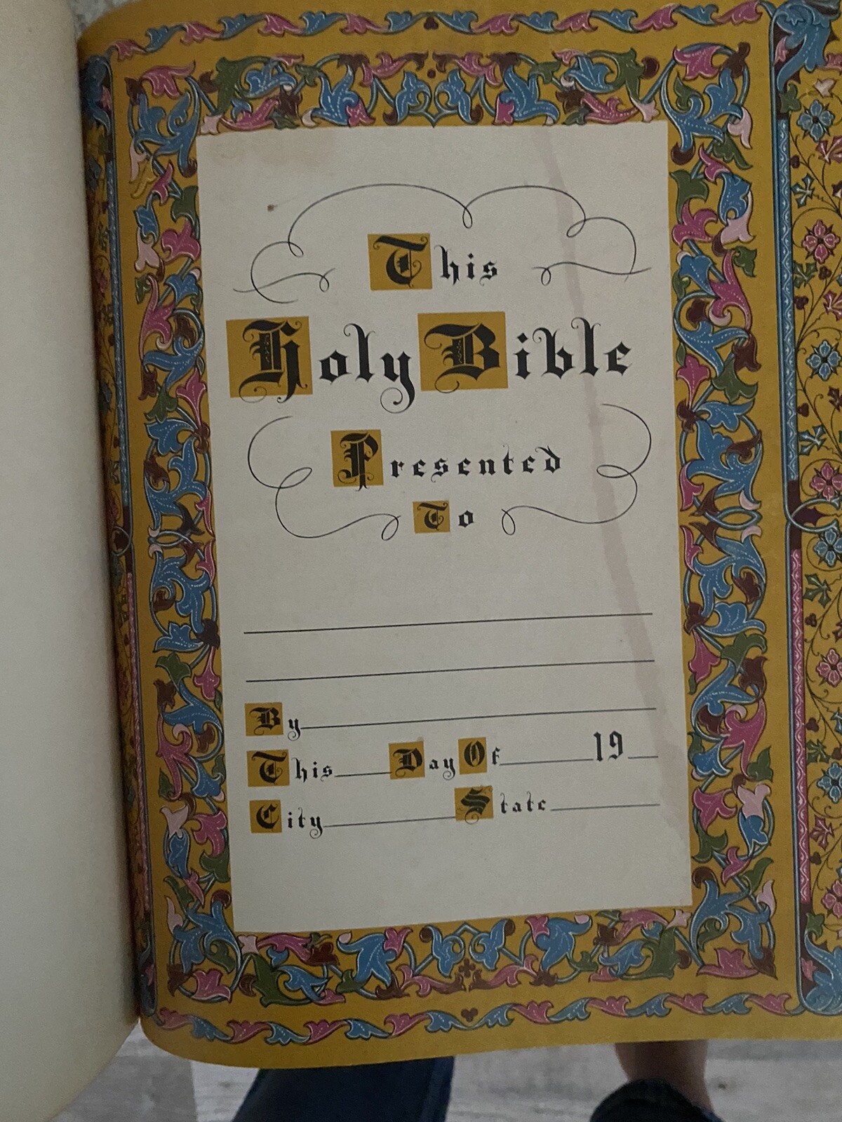 Antique Holy Bible alphabetical indexed bible Edition RARE Old and New ...