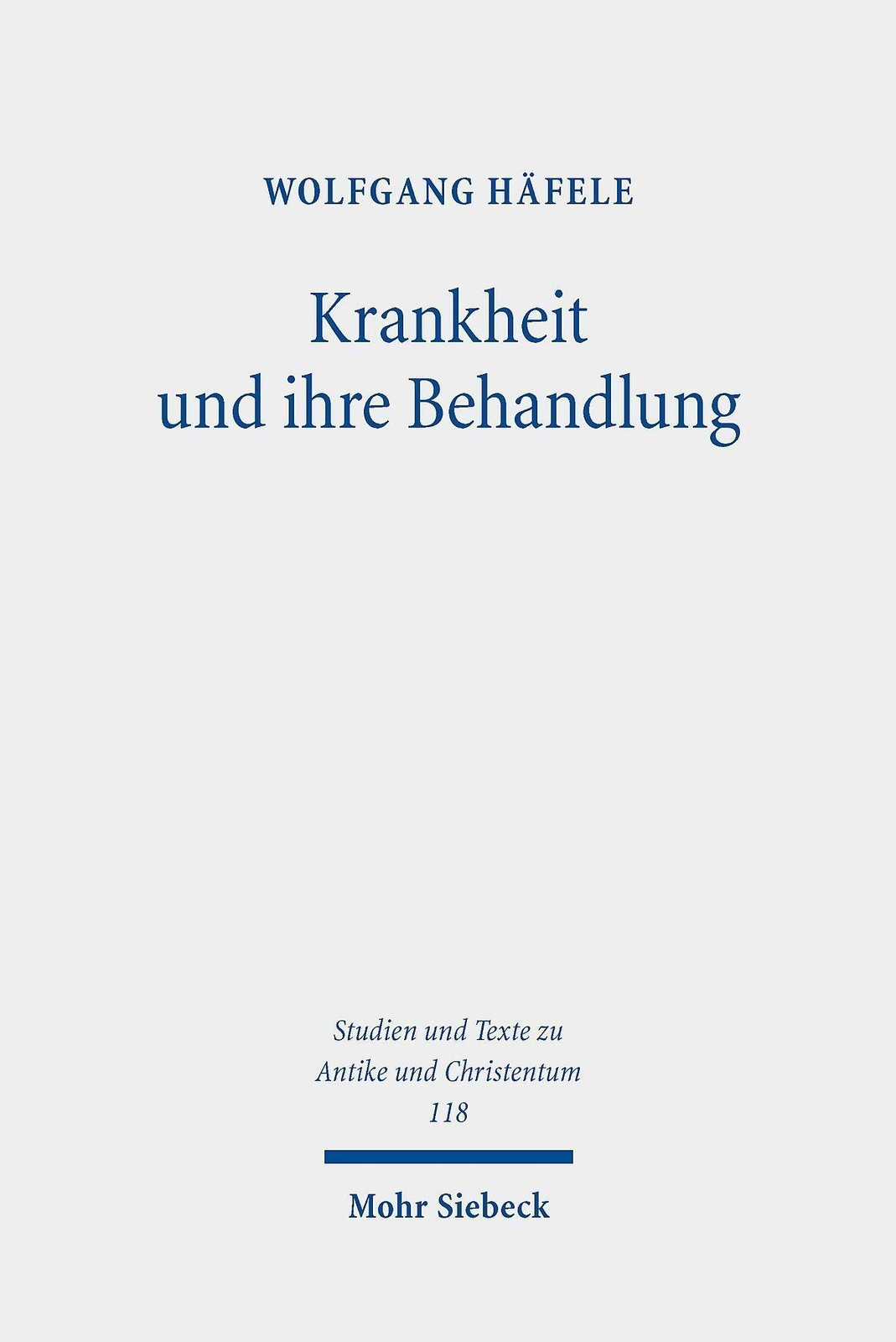 Thumbnail - Krankheit Und Ihre Behandlung | Wolfgang Häfele | Taschenbuch | X |