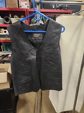 Irvine park Black leather vest