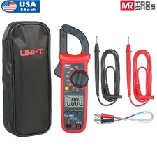 UNI-T UT202+ Handheld True RMS Digital Clamp Meter Multimeter AC DC Volt NCV Tes