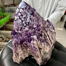 18.03LB AAA+ Large Amethyst Pineapple Elestial Point Brazilian Minas Gerais