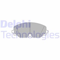 Set BeläGe Bremse, Scheibenbremse LP3543 Delphi FüR Vw