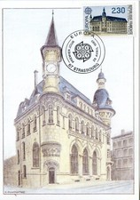 MAXIMAPHILIE / CARTE MAXIMUM PREMIER JOUR / STRASBOURG 1990