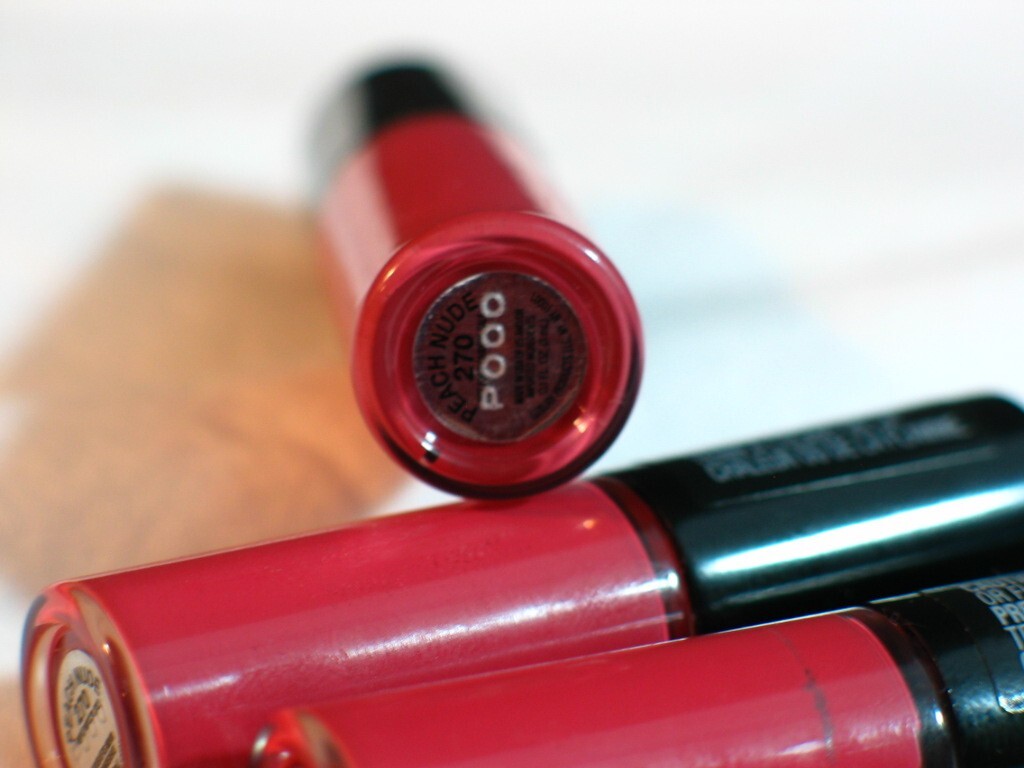 3 Matte SHAKER Liquid LipStick Lip Gloss 270 PEACH NUDE Travel size eBay