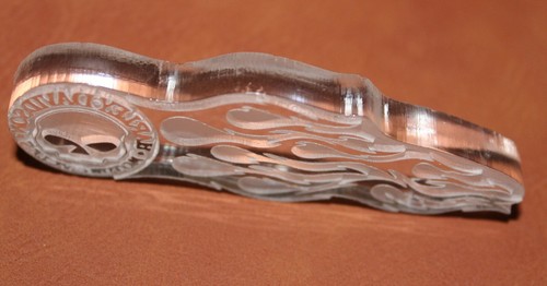 ACRYL Leder Prägestempel - HD FLAMMEN für pflanzlich gegerbtes Leder - Bild 11 von 12