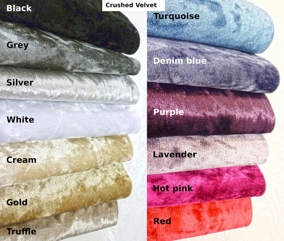 WINDSOR BEDS CHESTERFIELD CRUSHED VELVET SLEIGH BED FRAME FABRIC UPHOLSTERED - Image 3 of 3