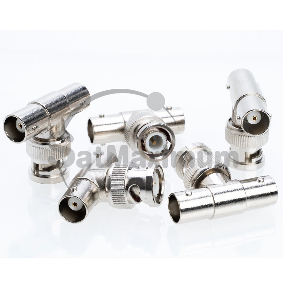 BNC Connector Male Female Coupler RCA Adapter for Coaxial Cable - LOT - Image 4 of 4