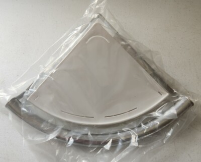 Delta 41516 Décor Assist 9-1/8'' Corner Shower Shelf with Assist Bar, Chrome