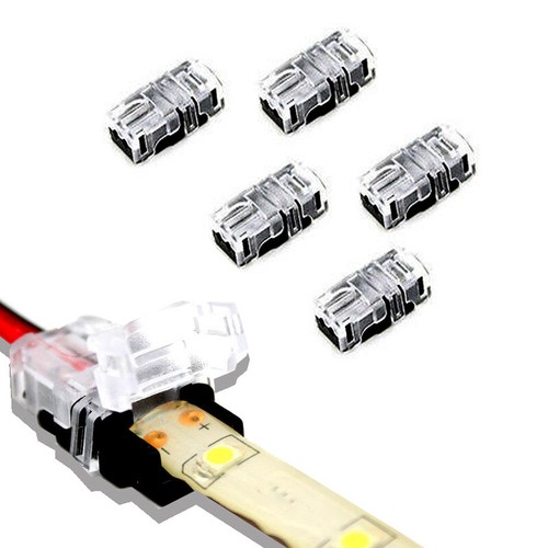 5pcs 2pin 4pin LED Connector Connect Wire for 10mm 5050 RGB Waterproof LED Strip - Picture 7 of 7