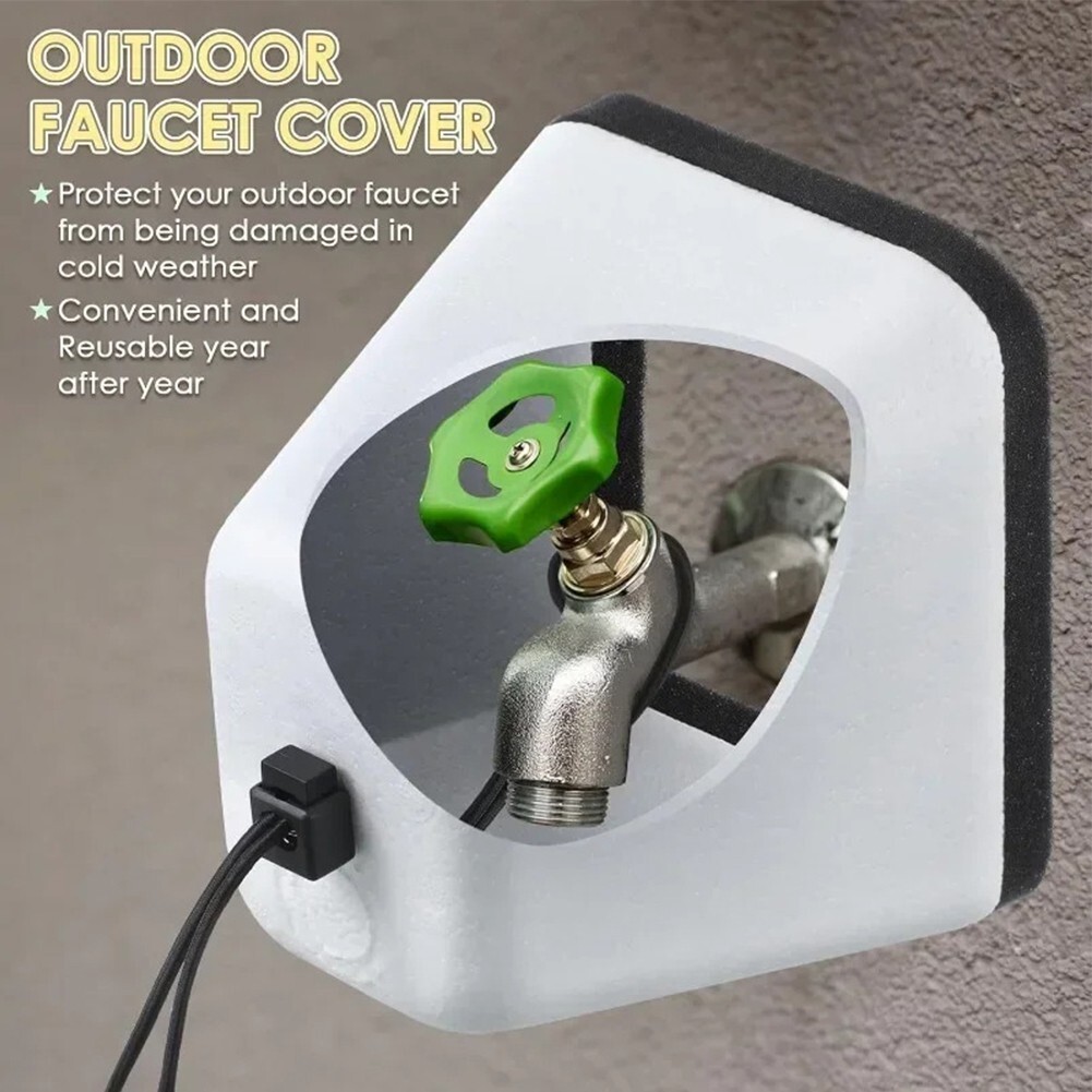 For Winter Foam Faucet Covers Perfect for Outdoor Spigots in Cold