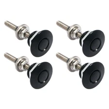 Car Bumper Latch Push Button Quick Release Hood Bonnet Pins Lock Clip Kit 4pcs