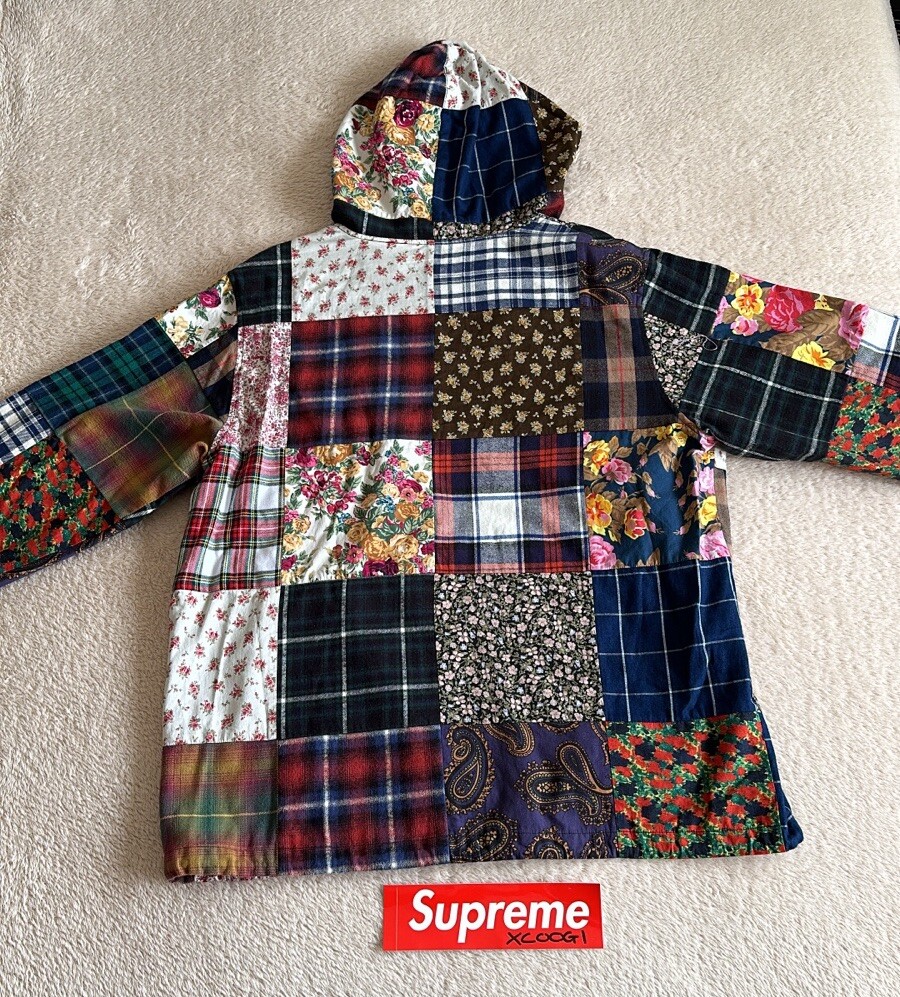 ジャケット・アウター Supreme 16AW Patchwork Anorak M Supreme 'Patchwork' Embroidered Box Logo Anorak (2016