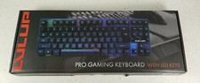 LVLUP Pro Gaming Keyboard with LED Keys New in Box