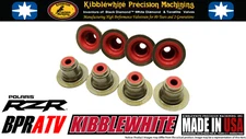 Polaris XP 900 1000 Kibblewhite RED Viton Valve Guide Stem Seals Complete Set 8