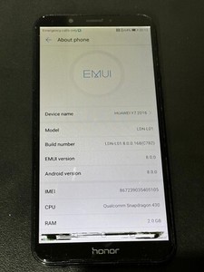 Huawei Y7 2018 – 16 GB – Smartphone schwarz (entsperrt) –