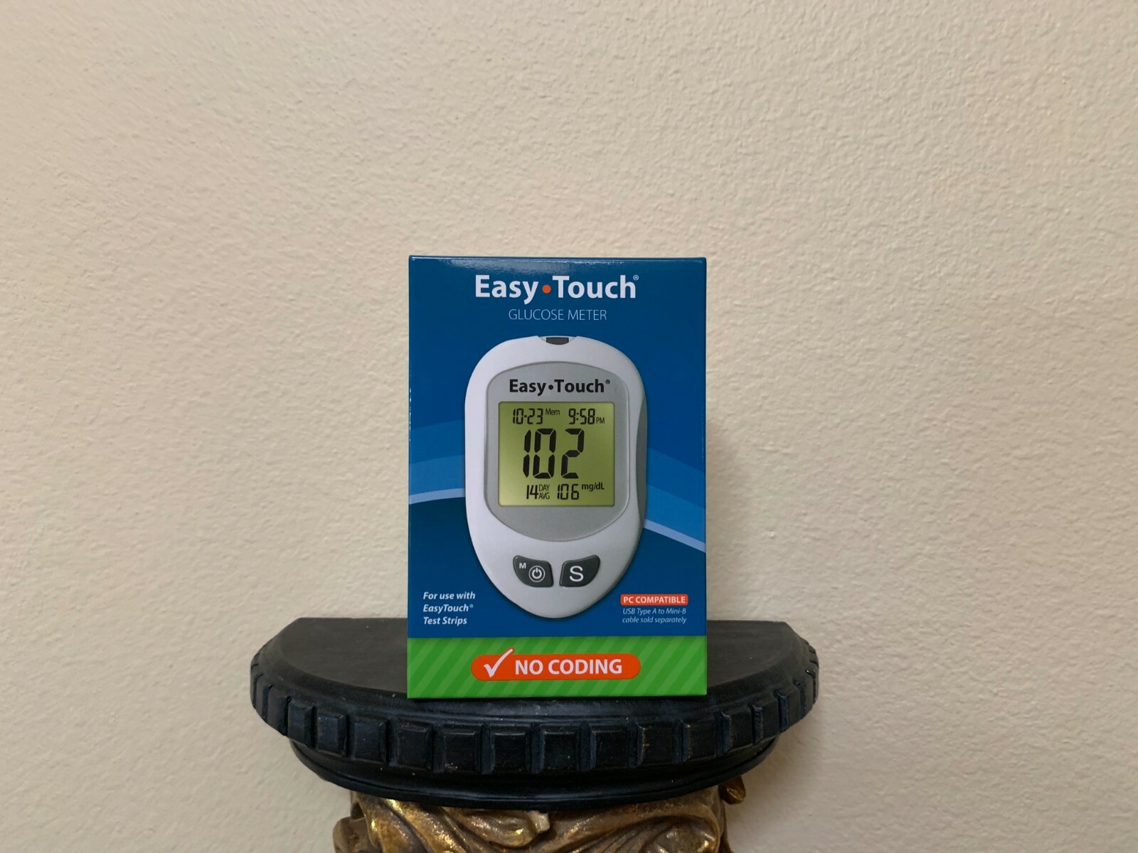 Easy touch blood glucose monitor meter freaky fast shipping ebay