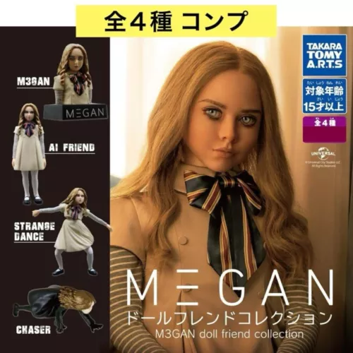 M3GAN Doll Friend Collection Figure Set of 4 Complete Takara Capsule Toy